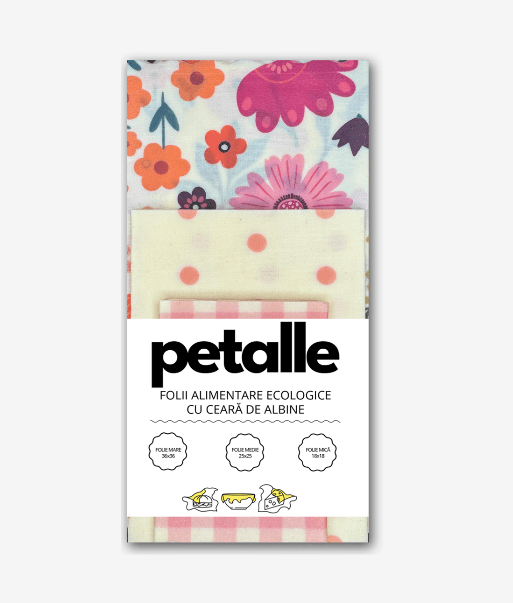 Set 3 Folii Alimentare Ecologice Cu Ceara De Albine