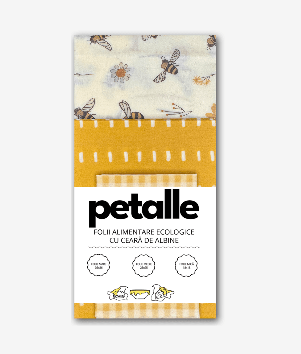 Set 3 Folii Alimentare Ecologice Cu Ceara De Albine