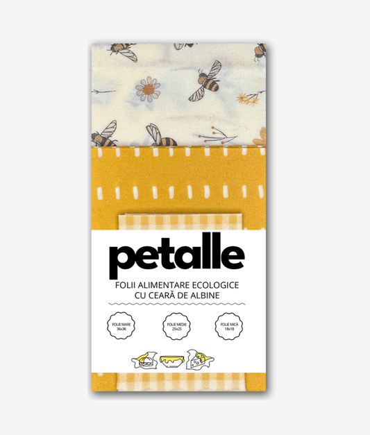 Set 3 Folii Alimentare Ecologice Cu Ceara De Albine