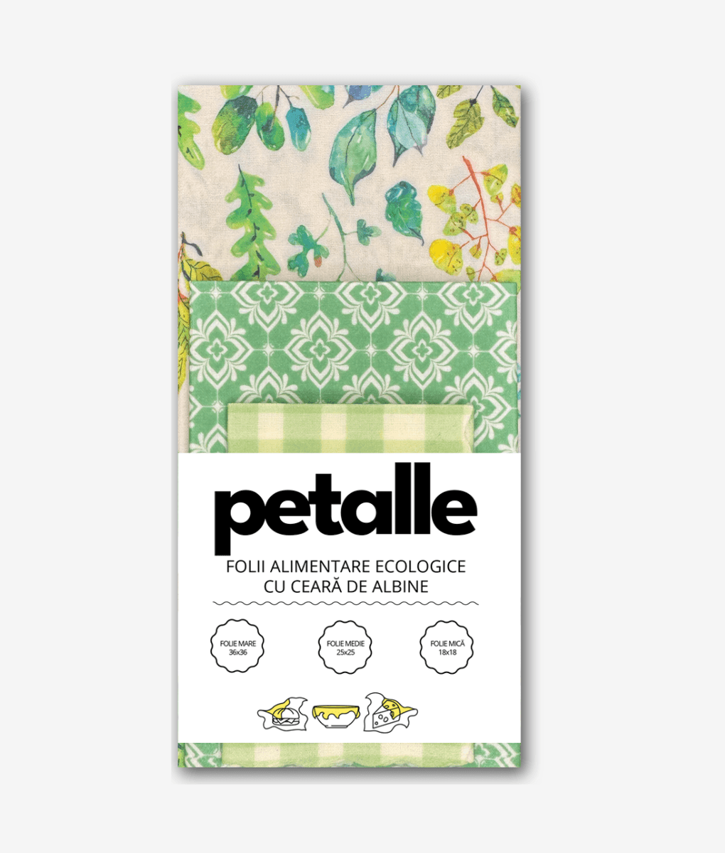 Set 3 Folii Alimentare Ecologice Cu Ceara De Albine